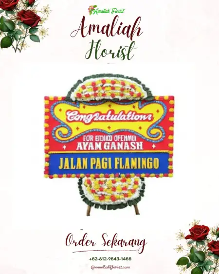 Sewa Papan Bunga Perina